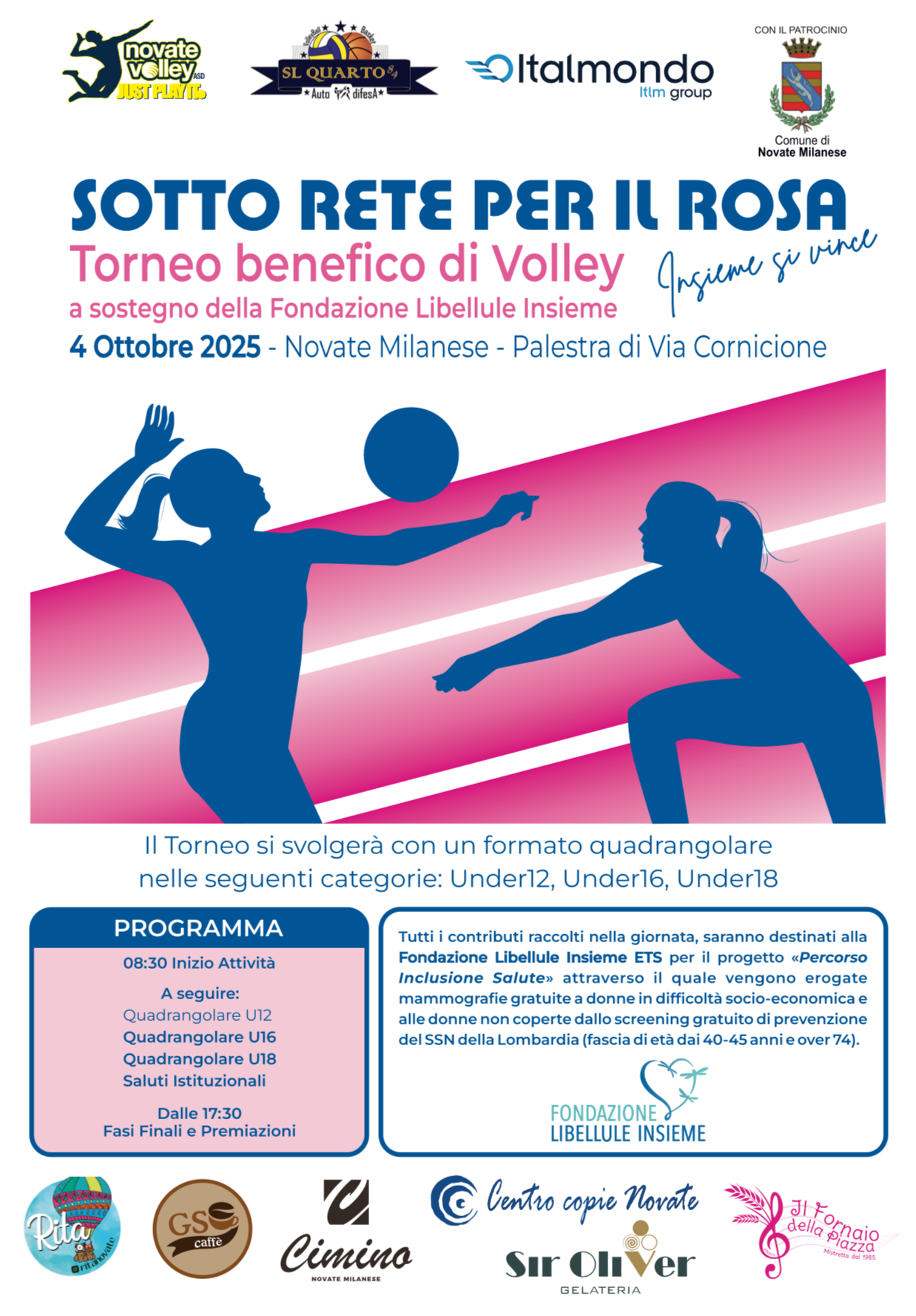 💗🏐 SOTTO RETE PER IL ROSA – UNA GIORNATA SPECIALE! 🏐💗